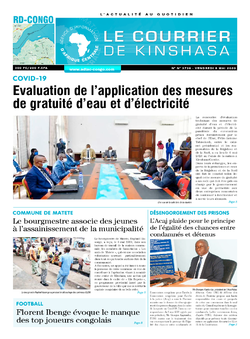 Les Dépêches de Brazzaville : Édition brazzaville du 08 mai 2020