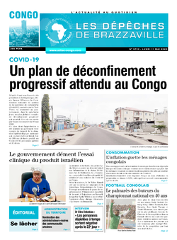 Les Dépêches de Brazzaville : Édition brazzaville du 11 mai 2020