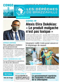 Les Dépêches de Brazzaville : Édition brazzaville du 28 mai 2020