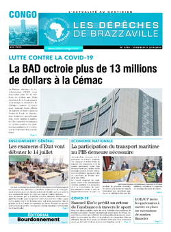 Les Dépêches de Brazzaville : Édition brazzaville du 05 juin 2020