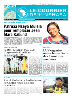 Les Dépêches de Brazzaville : Édition brazzaville du 11 juin 2020