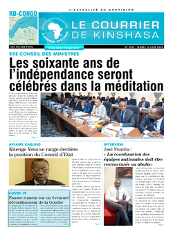 Les Dépêches de Brazzaville : Édition brazzaville du 16 juin 2020