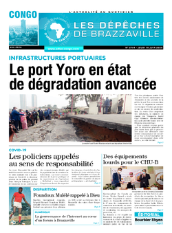 Les Dépêches de Brazzaville : Édition brazzaville du 18 juin 2020