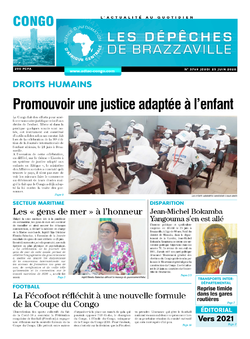 Les Dépêches de Brazzaville : Édition brazzaville du 25 juin 2020