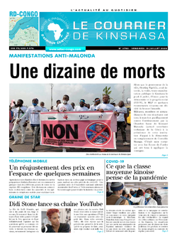 Les Dépêches de Brazzaville : Édition brazzaville du 10 juillet 2020