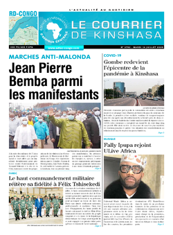 Les Dépêches de Brazzaville : Édition brazzaville du 14 juillet 2020