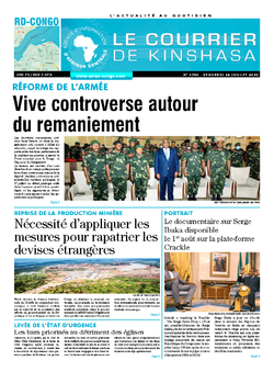 Les Dépêches de Brazzaville : Édition brazzaville du 24 juillet 2020