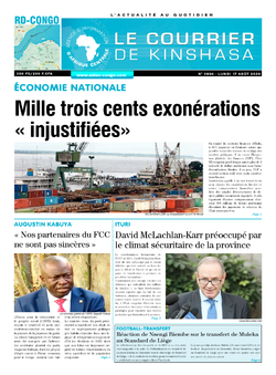 Les Dépêches de Brazzaville : Édition brazzaville du 17 août 2020