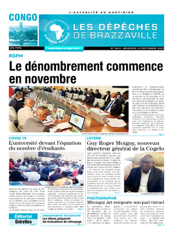 Les Dépêches de Brazzaville : Édition brazzaville du 23 septembre 2020