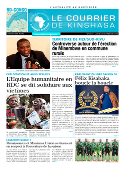 Les Dépêches de Brazzaville : Édition brazzaville du 05 octobre 2020