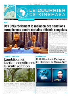 Les Dépêches de Brazzaville : Édition brazzaville du 16 octobre 2020