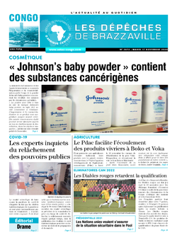 Les Dépêches de Brazzaville : Édition brazzaville du 17 novembre 2020