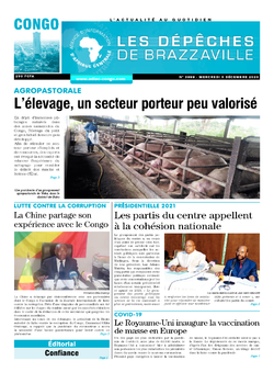 Les Dépêches de Brazzaville : Édition brazzaville du 09 décembre 2020