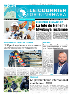 Les Dépêches de Brazzaville : Édition brazzaville du 14 décembre 2020