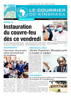 Les Dépêches de Brazzaville : Édition brazzaville du 17 décembre 2020