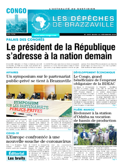 Les Dépêches de Brazzaville : Édition brazzaville du 22 décembre 2020