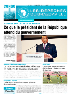 Les Dépêches de Brazzaville : Édition brazzaville du 30 décembre 2020