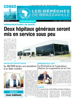 Les Dépêches de Brazzaville : Édition brazzaville du 07 janvier 2021