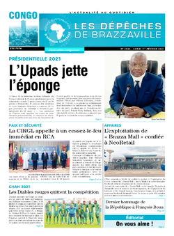 Les Dépêches de Brazzaville : Édition brazzaville du 01 février 2021