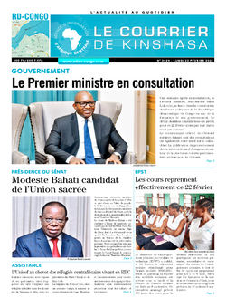 Les Dépêches de Brazzaville : Édition brazzaville du 22 février 2021