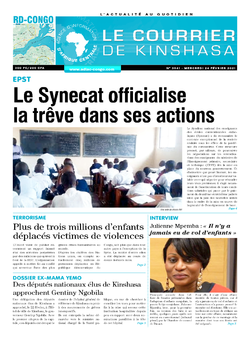 Les Dépêches de Brazzaville : Édition brazzaville du 24 février 2021