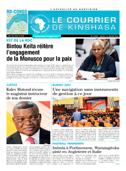 Les Dépêches de Brazzaville : Édition brazzaville du 11 mars 2021