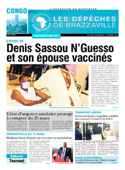Les Dépêches de Brazzaville : Édition brazzaville du 26 mars 2021