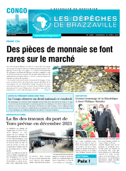 Les Dépêches de Brazzaville : Édition brazzaville du 23 avril 2021