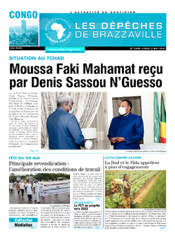 Les Dépêches de Brazzaville : Édition brazzaville du 03 mai 2021