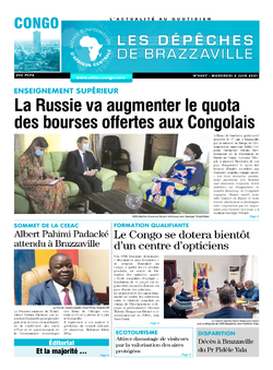 Les Dépêches de Brazzaville : Édition brazzaville du 02 juin 2021