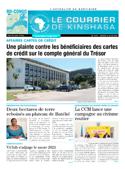 Les Dépêches de Brazzaville : Édition brazzaville du 08 juin 2021
