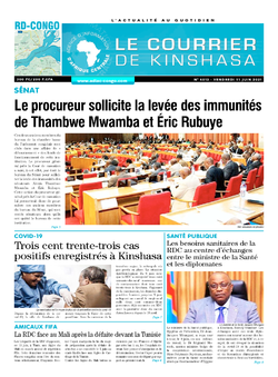 Les Dépêches de Brazzaville : Édition brazzaville du 11 juin 2021