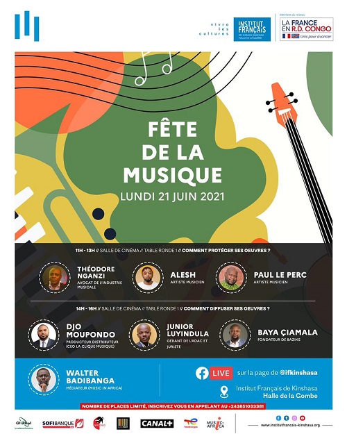 La Fête de la  musique à la Halle de la Gombe (DR)