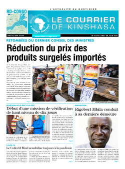 Les Dépêches de Brazzaville : Édition brazzaville du 28 juin 2021