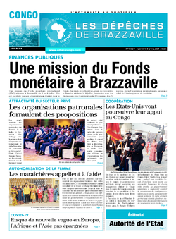 Les Dépêches de Brazzaville : Édition brazzaville du 05 juillet 2021