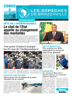 Les Dépêches de Brazzaville : Édition brazzaville du 16 août 2021