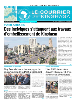 Les Dépêches de Brazzaville : Édition brazzaville du 27 août 2021