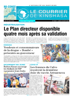 Les Dépêches de Brazzaville : Édition brazzaville du 30 août 2021