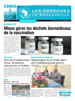 Les Dépêches de Brazzaville : Édition brazzaville du 02 septembre 2021