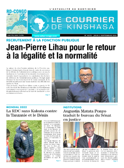 Les Dépêches de Brazzaville : Édition brazzaville du 02 septembre 2021