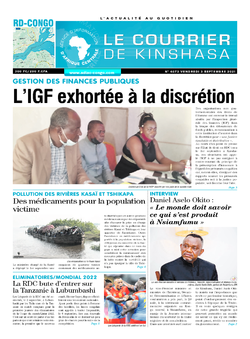 Les Dépêches de Brazzaville : Édition brazzaville du 03 septembre 2021