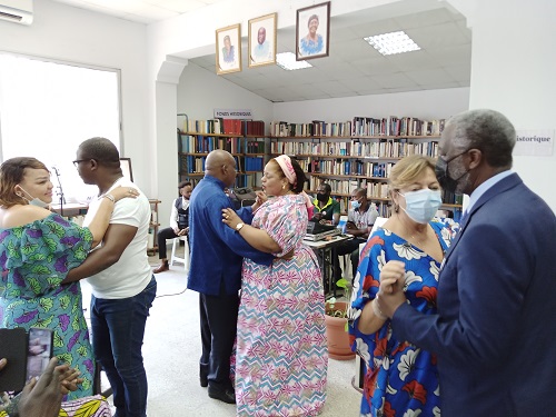 Un moment de célébration de la rumba après la présentation du Volume 3 de l’anthologie (Adiac)