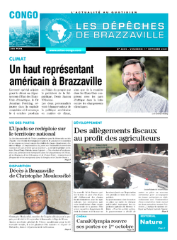 Les Dépêches de Brazzaville : Édition brazzaville du 01 octobre 2021