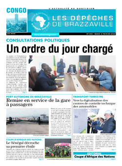 Les Dépêches de Brazzaville : Édition brazzaville du 08 février 2022