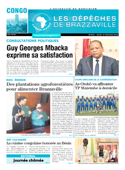 Les Dépêches de Brazzaville : Édition brazzaville du 10 février 2022