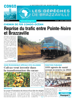Les Dépêches de Brazzaville : Édition brazzaville du 03 mars 2022
