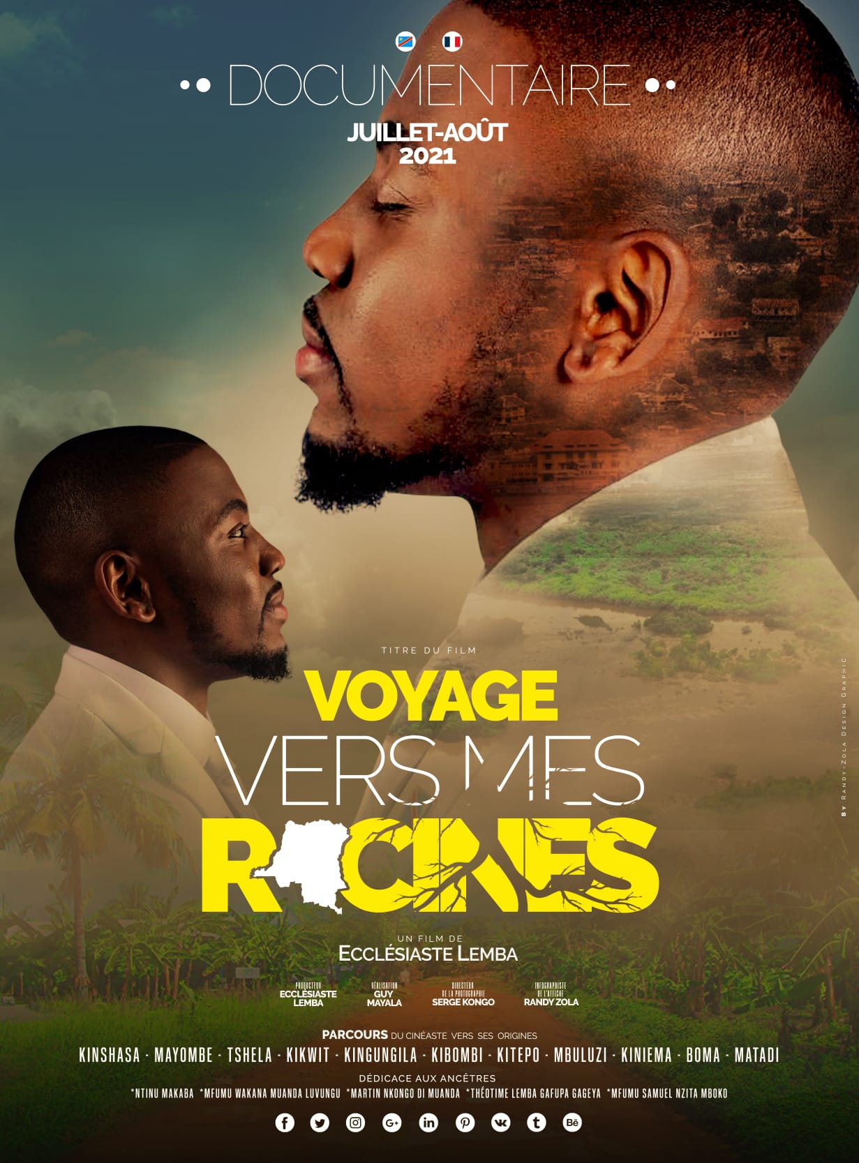 L’affiche du documentaire Voyages vers mes racines (DR)