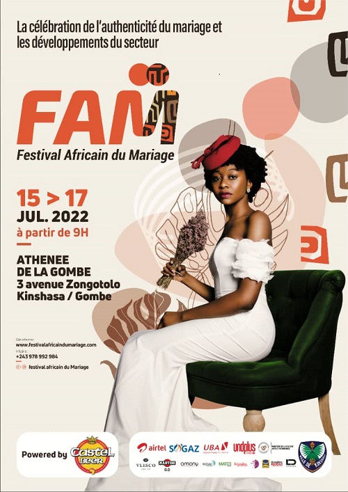 Le Festival africain du mariage se tient du 15 au 17 juillet à l’Athénée de la Gombe (DR