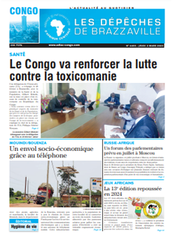 Les Dépêches de Brazzaville : Édition brazzaville du 02 mars 2023