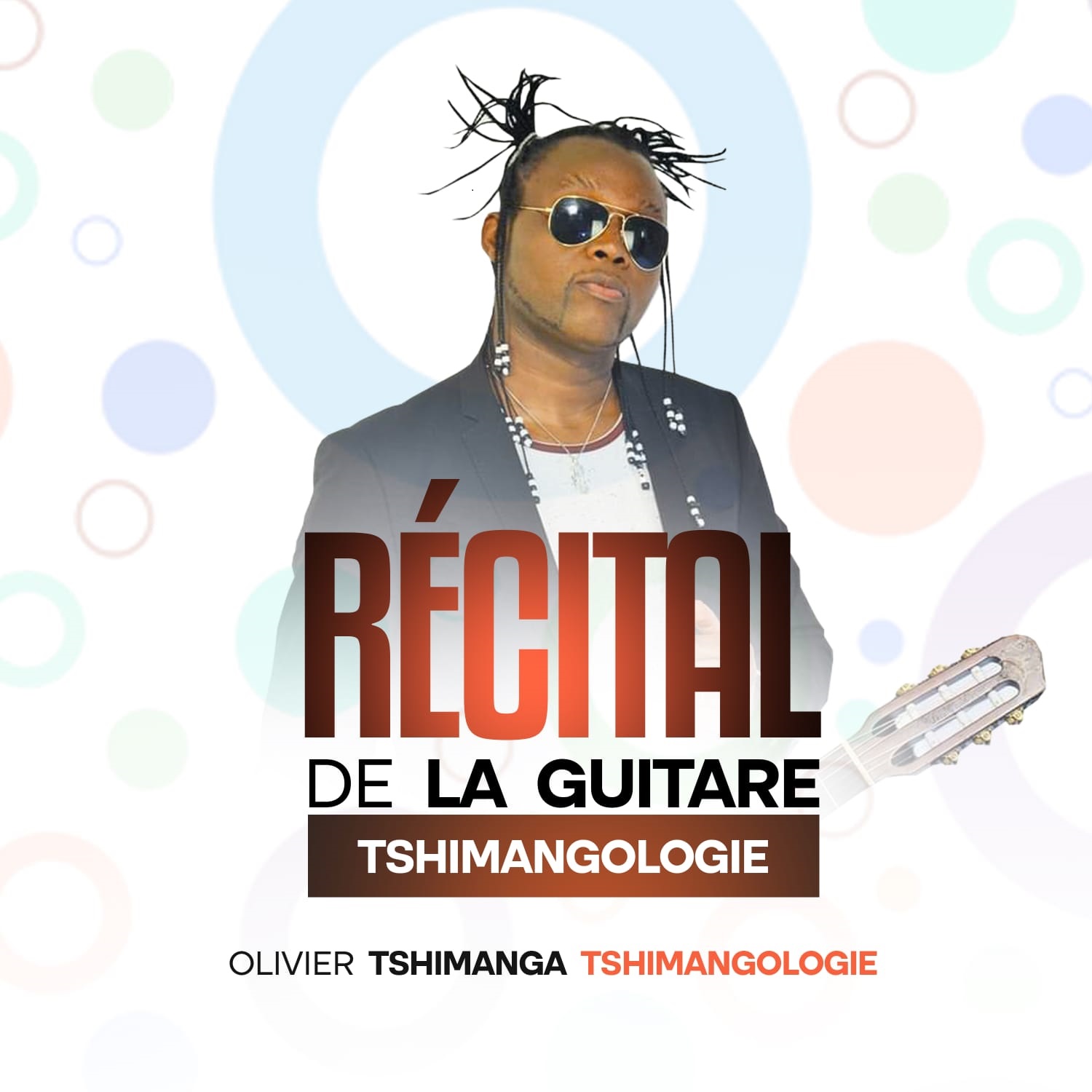 Olivier Tshimanga propose 30 sonneries de téléphone à partir d’un récital de la guitare Tshimangologie (DR)